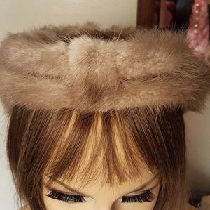 Antique Fur Head Crown Topper Beresford